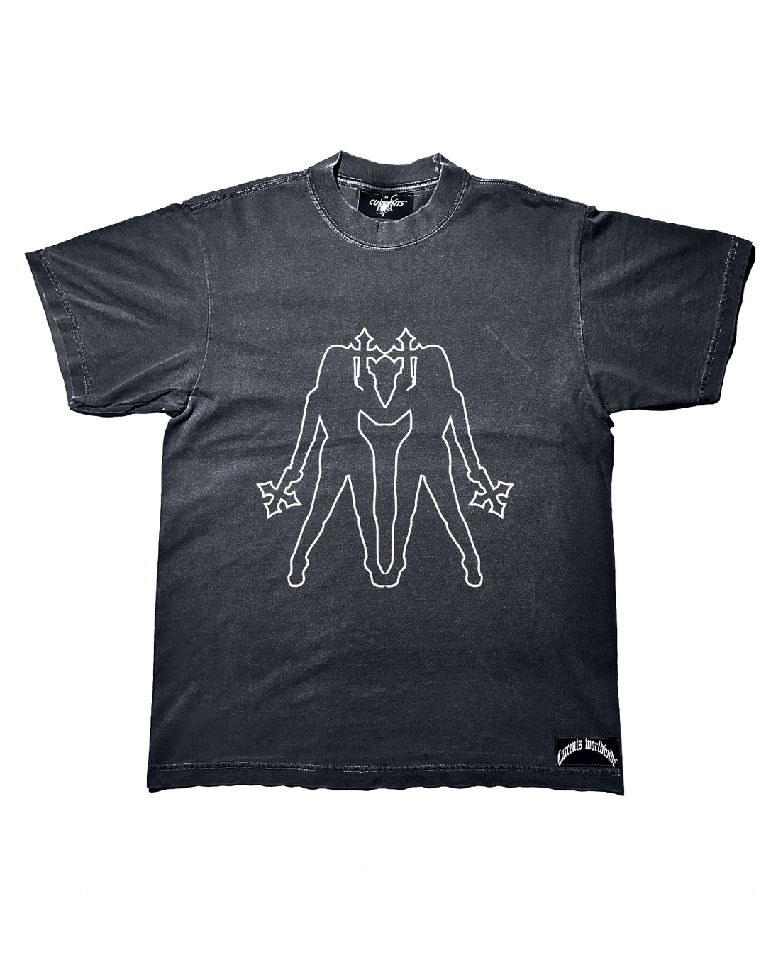 Reflective 2 Girls Vintage Black Tee π¦