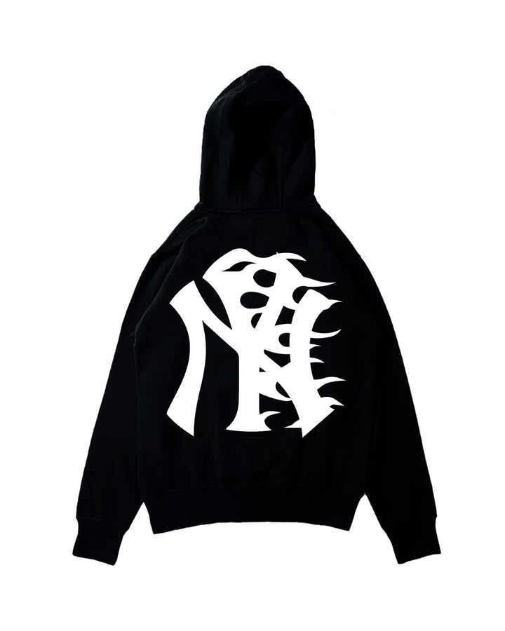 Rhinestone NY Flame Hoodie V.1 💎