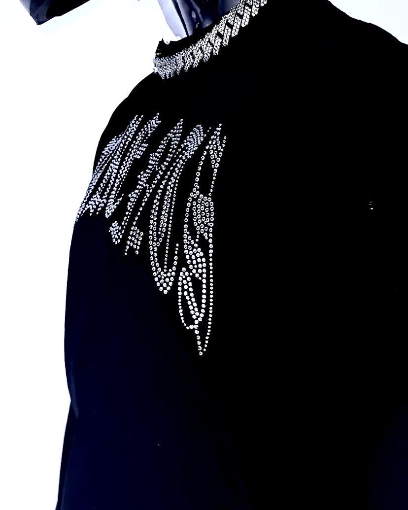 (NEW) Rhinestone Spiderweb Long Sleeve 💎