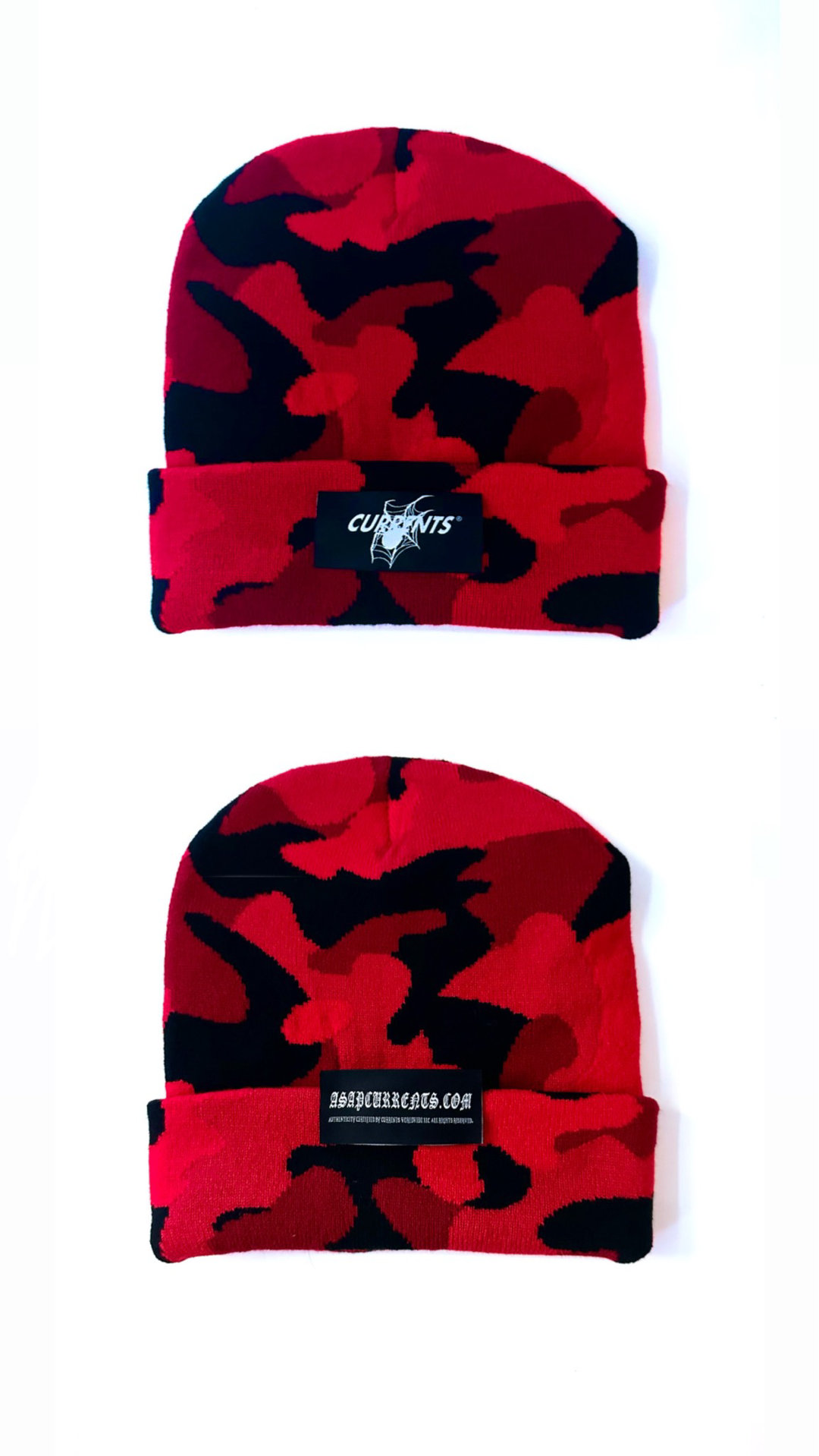 New: Currents Spider Logo Patch Beanie