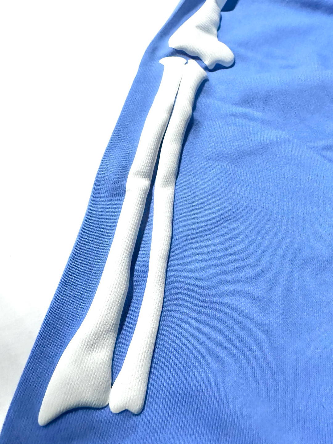 New: University Blue Skeleton (PUFF PRINT) (FULL ZIP) 💎