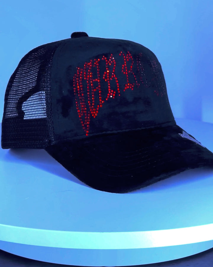 BUY 1 GET 1 FREE Rhinestone Suede Hat