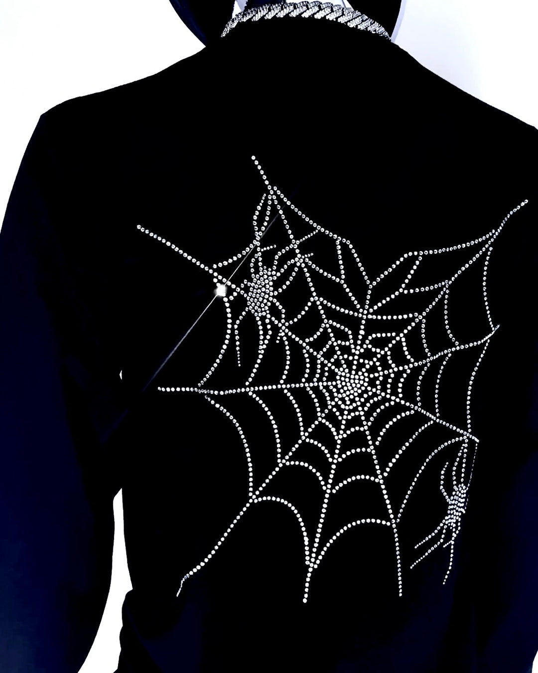 (NEW) Rhinestone Spiderweb Long Sleeve 💎