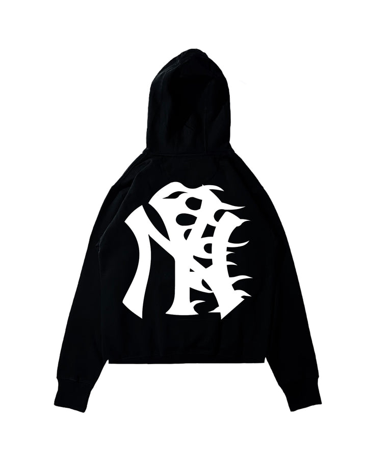 Rhinestone NY Flame Hoodie V.2 💎