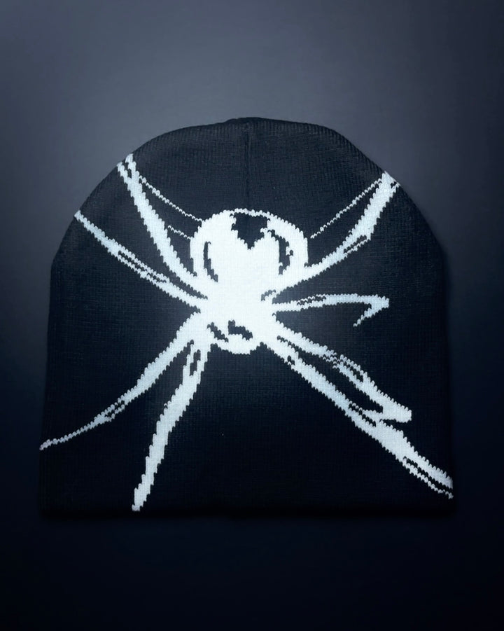Spider Beanie Black