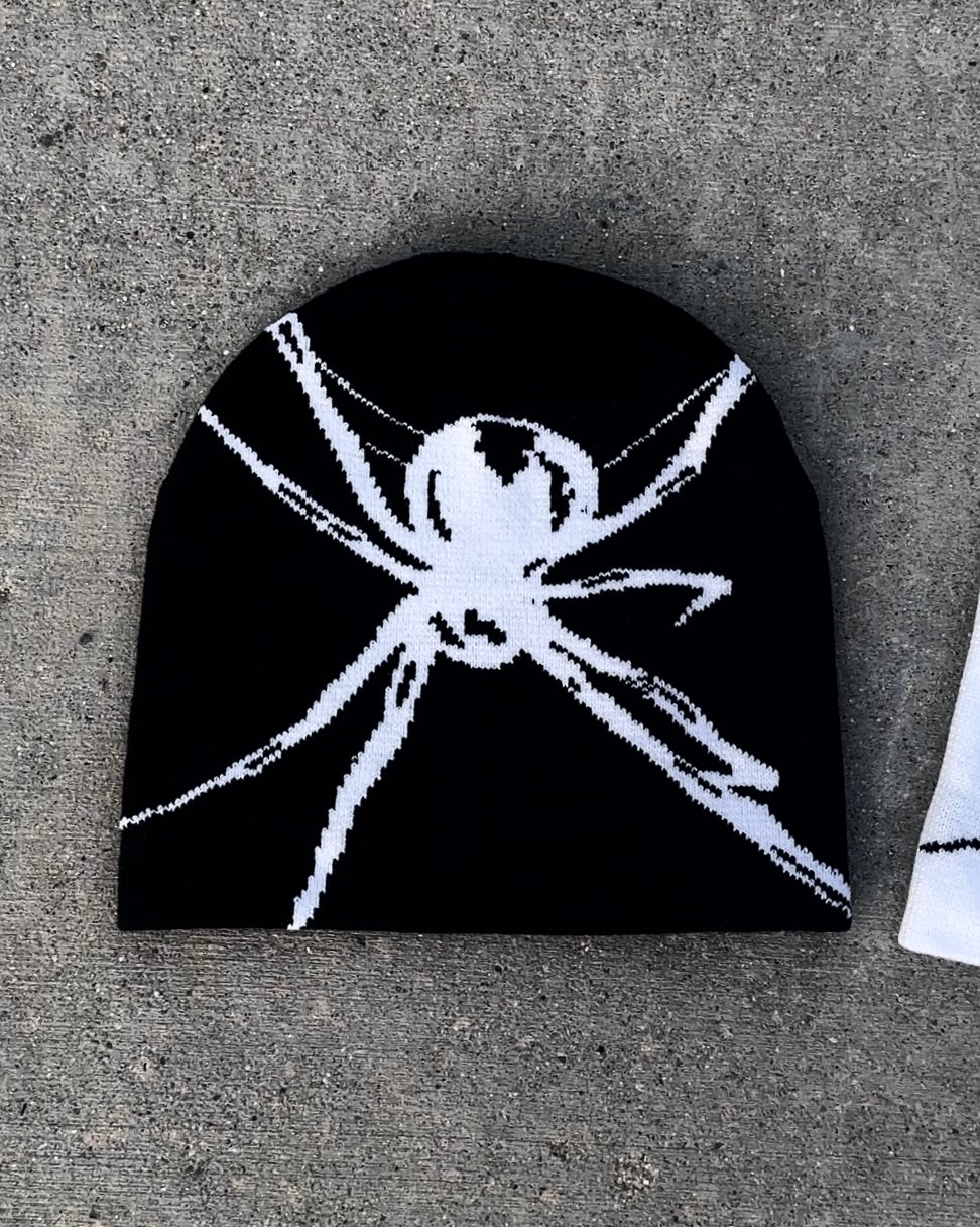 Spider Beanie Black