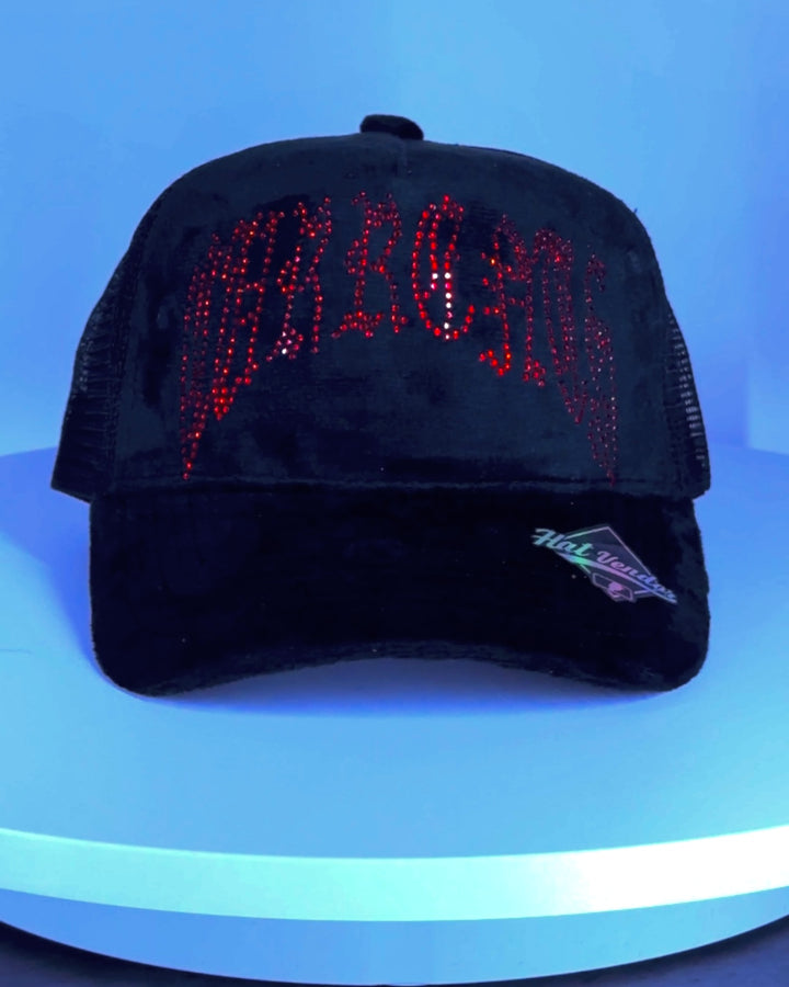 BUY 1 GET 1 FREE Rhinestone Suede Hat