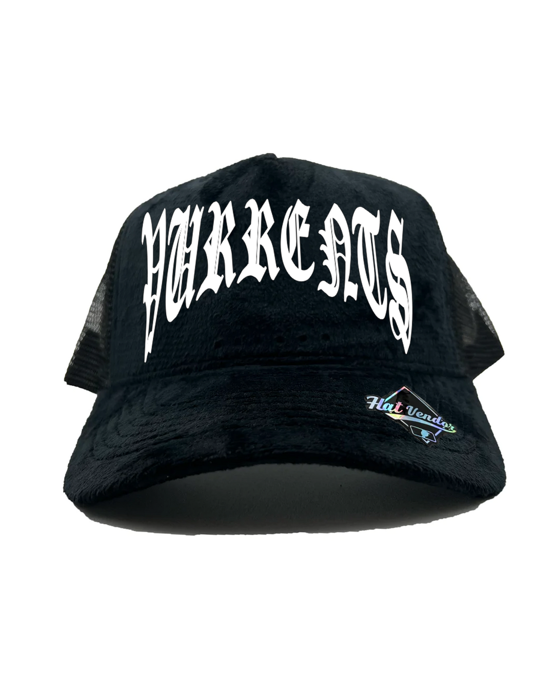 Vurrents Black Suede Trucker Hat
