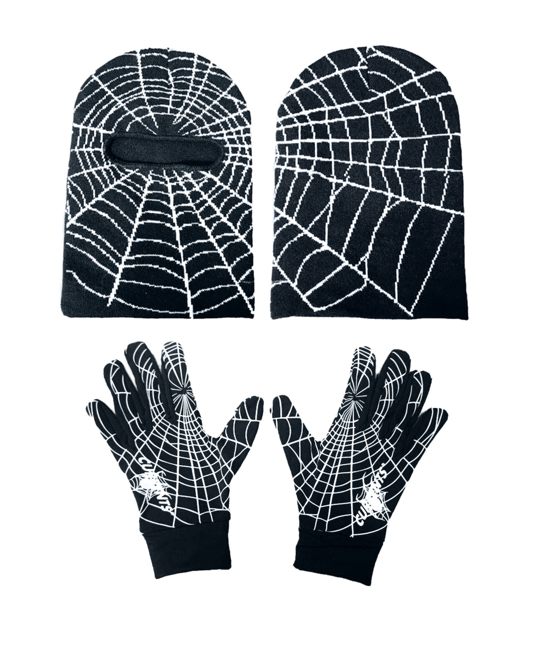 Spiderweb Balaclava & Gloves Bundle