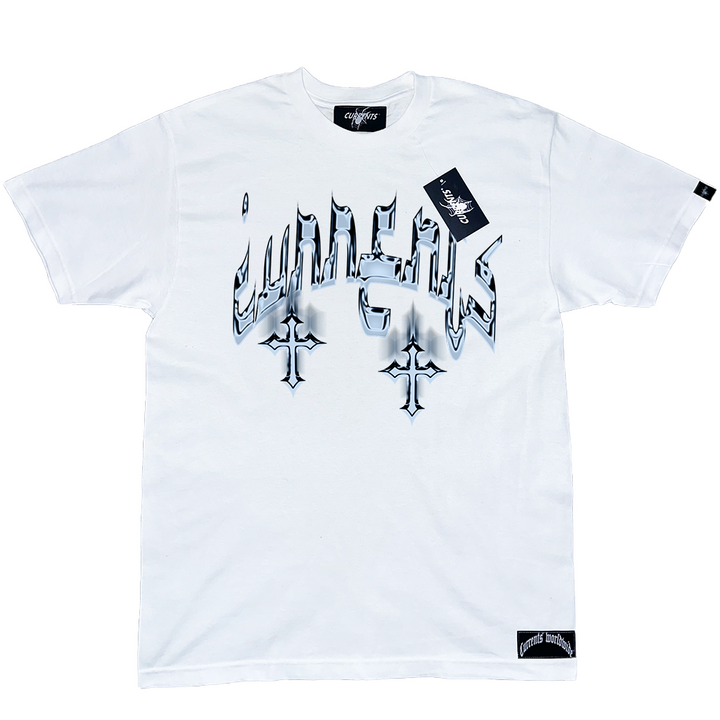 Fallen Chrome Crosses White Tee